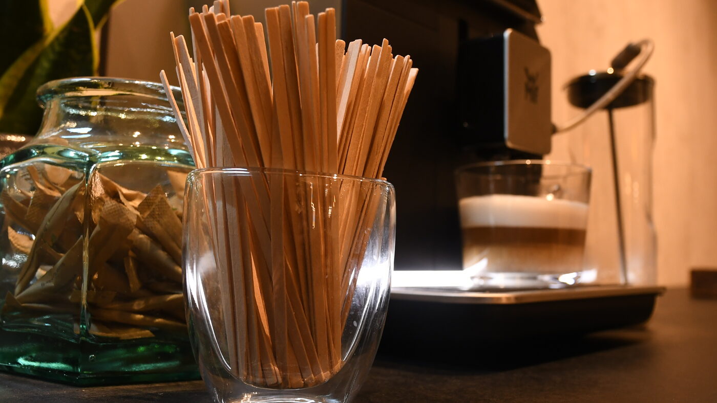 Kaffeebereich in der Lounge